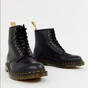Black vegan doc martens
